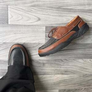 Dr. Comfort Patrick STK#: 8560 Brown Black Leather Oxford Shoes 11XW